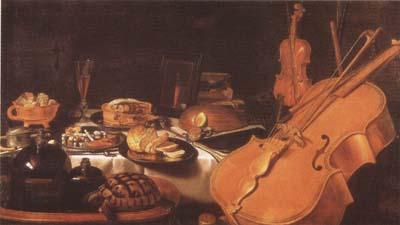 Pieter Claesz Still Life with Musical instruments (mk08) France oil painting art